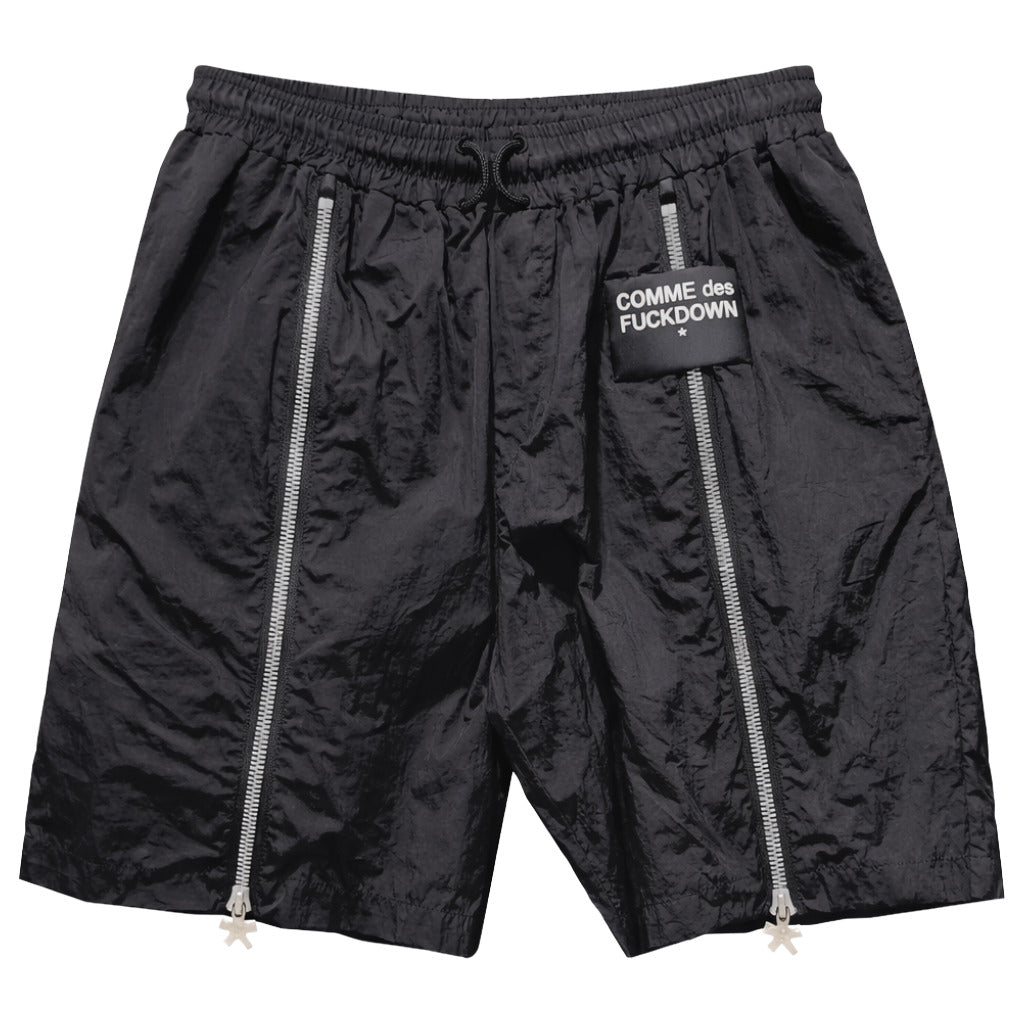 Comme Des Fuckdown Nylon Shorts Nero