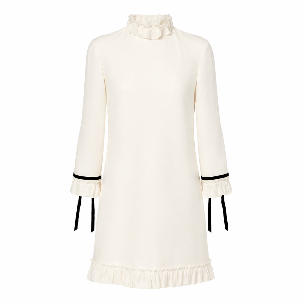 Valentino Garavani Wool Dress White