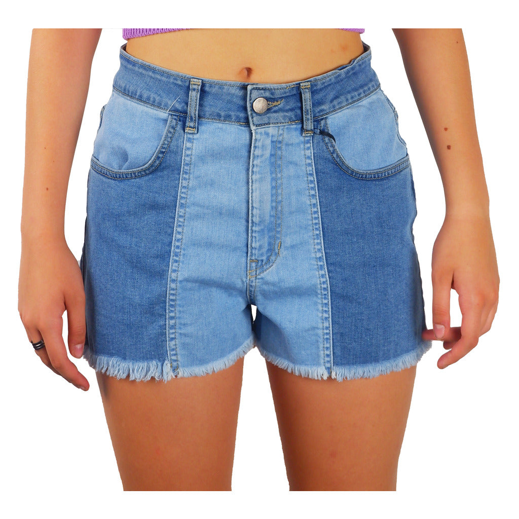 Comme Des Fuckdown Denim Shorts With Raw Cut Hem, Four
