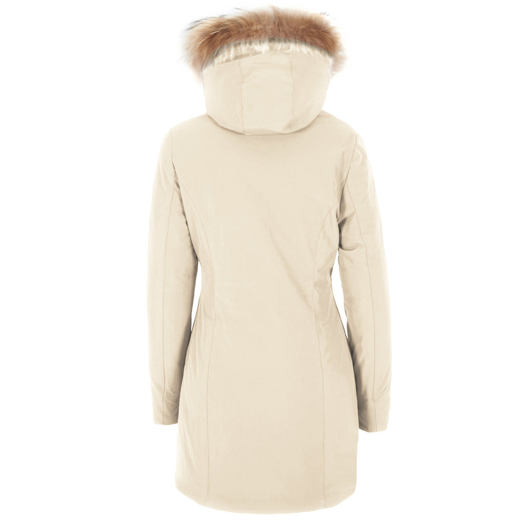 Yes Zee Fur Down Jacket Lungo Pelo Gold — view 3