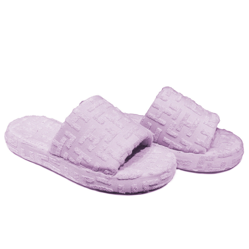 Hinnominate Cotton Sandals Lilac — view 3