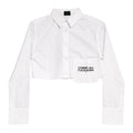 Comme Des Fuckdown Shirt Crop Bianca