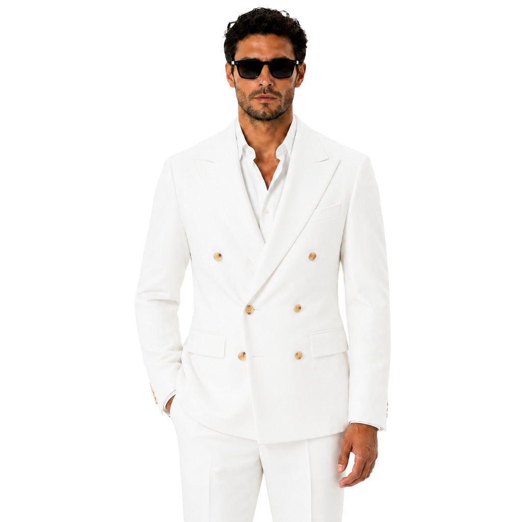 Dolce & Gabbana Jacket Classica Linen White