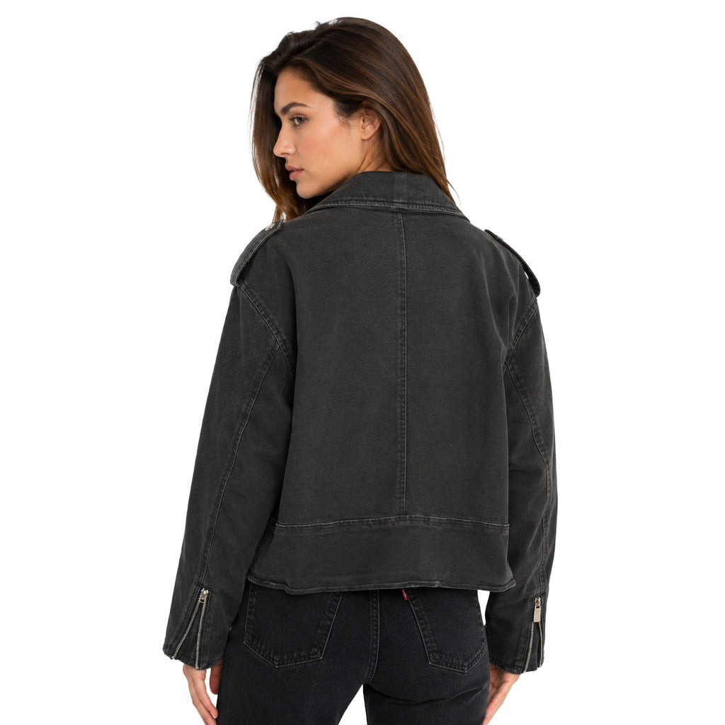 Dolce & Gabbana Cotton Jacket Cropped Grey — view 2