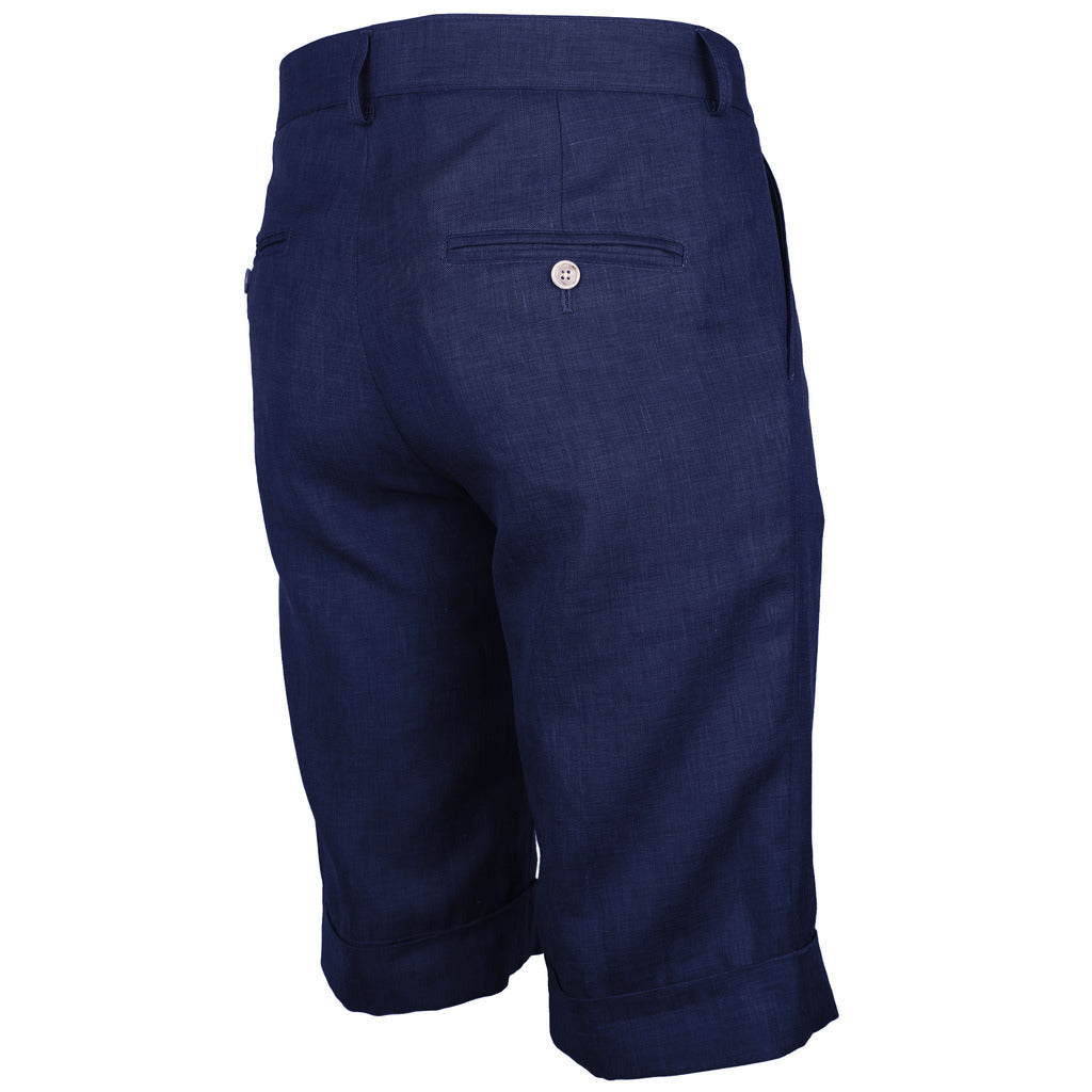 Loro Piana Linen Shorts Summertime Lino Navy — view 2