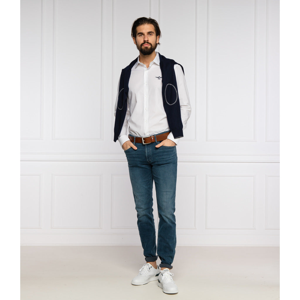 Aeronautica Militare Cotton Shirt White — view 5
