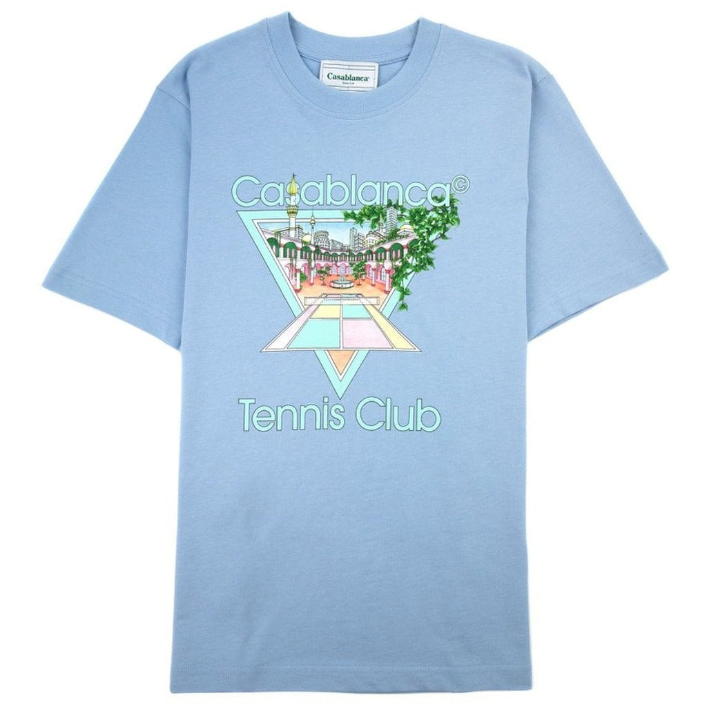 Casablanca t-shirt tennis club, blue