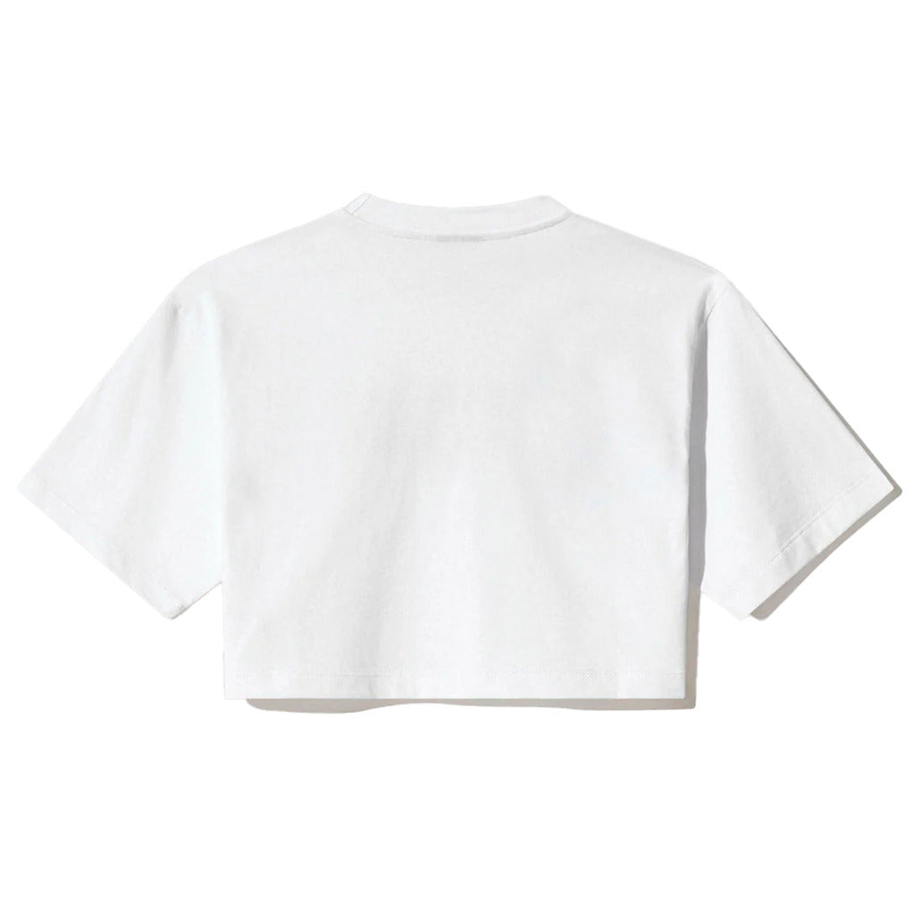 Comme Des Fuckdown Cotton T-Shirt Corta Stampa — view 2