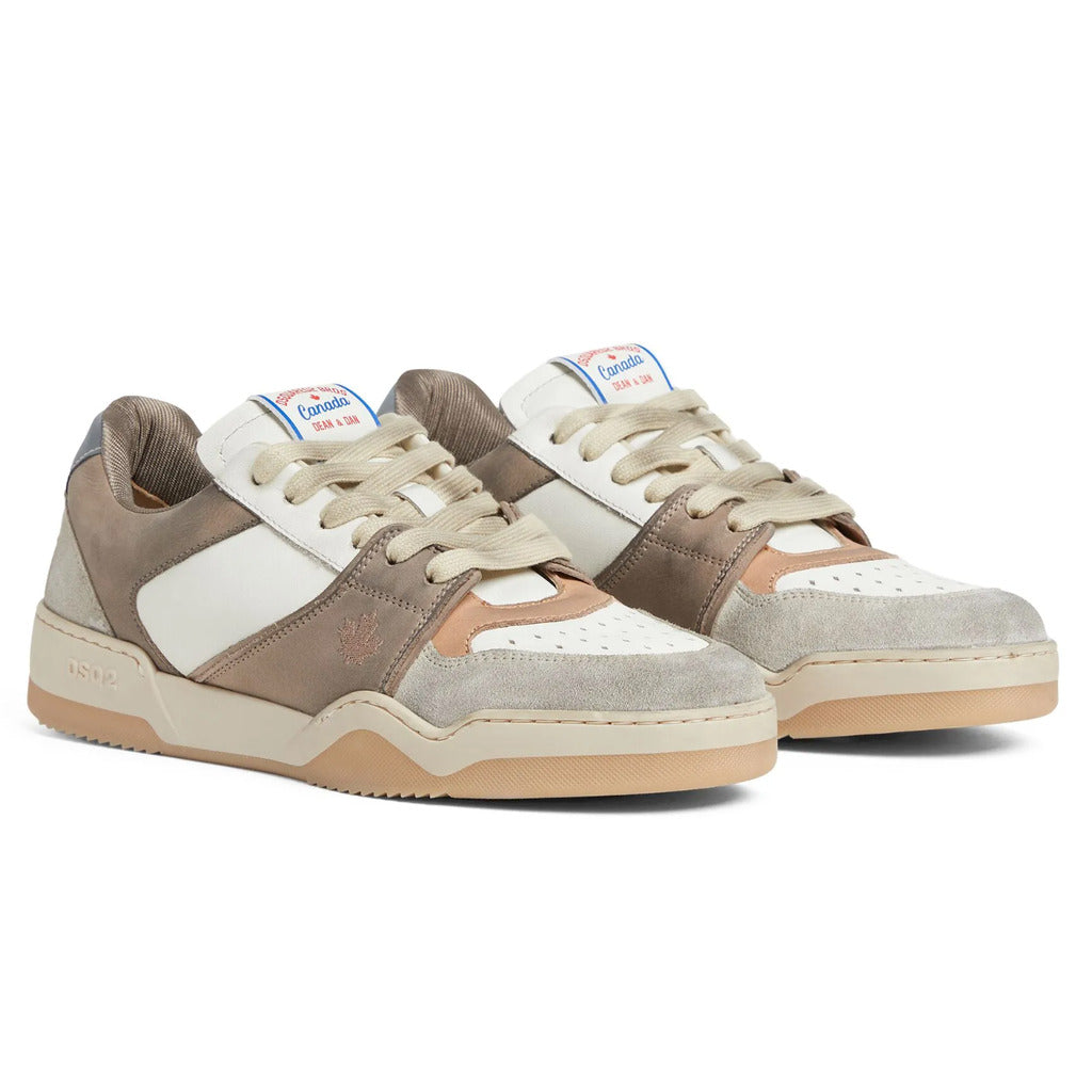 Dsquared2 Suede Spiker Sneaker Beige — view 2
