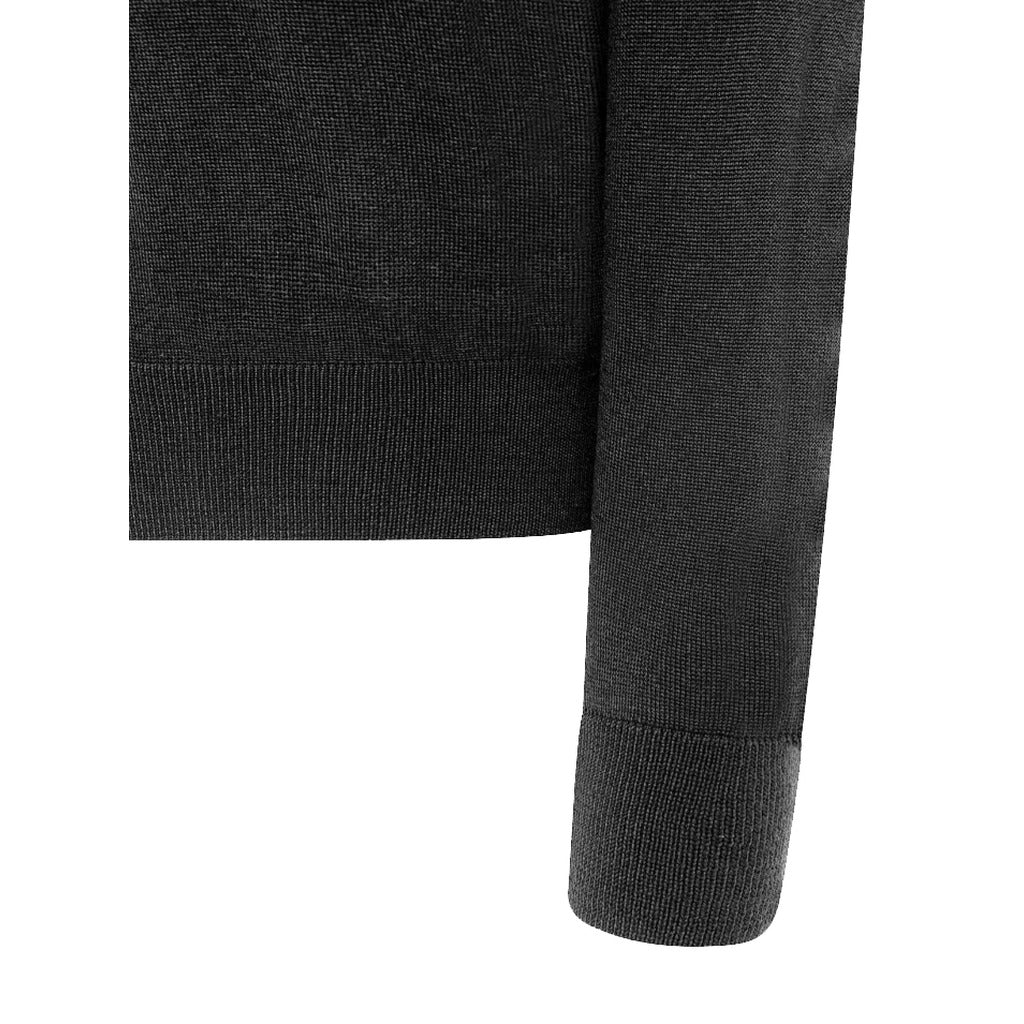 Alpha Studio Wool Sweater Anthracite Grey — view 3
