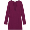 Patrizia Pepe Viscose Dress Futuristic Purple