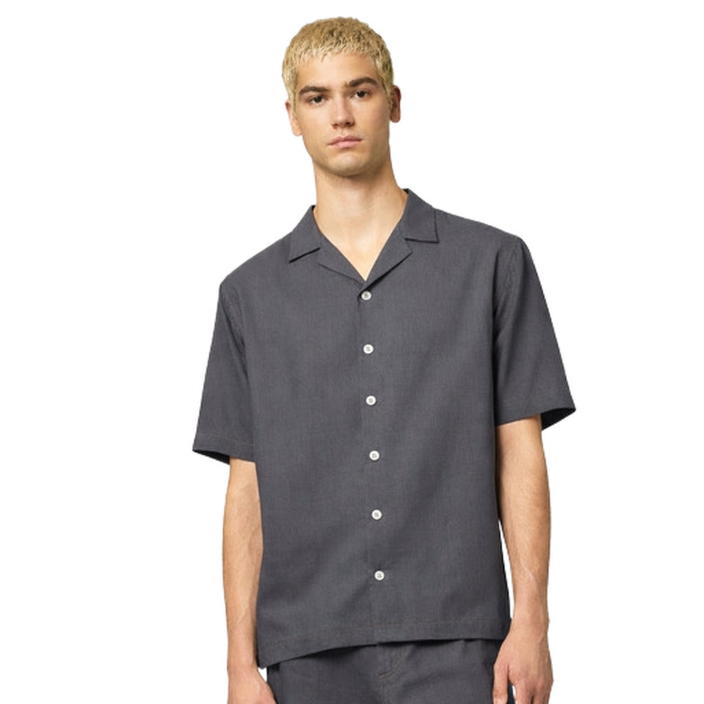 alpha studio - Shirts - au-1470l-grigio