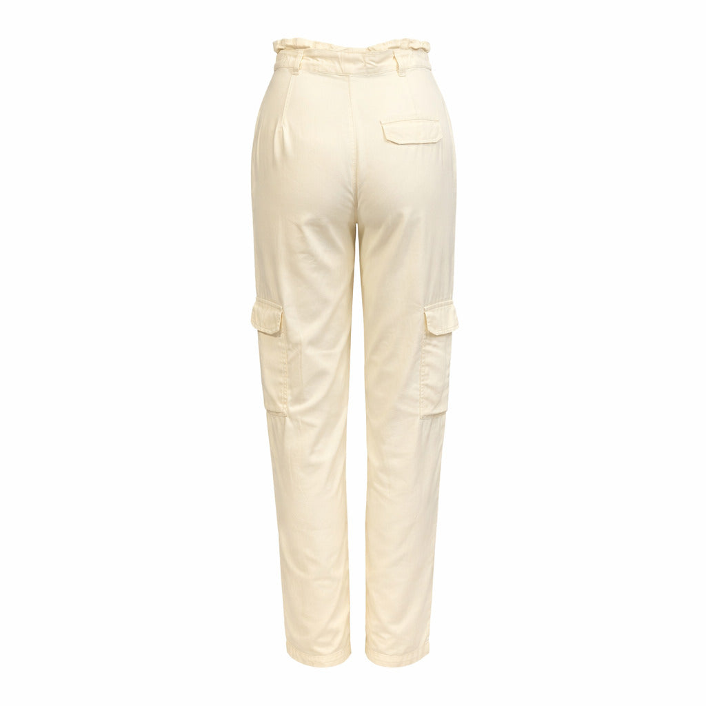 Patrizia Pepe Pantalone Cargo Cream — view 3