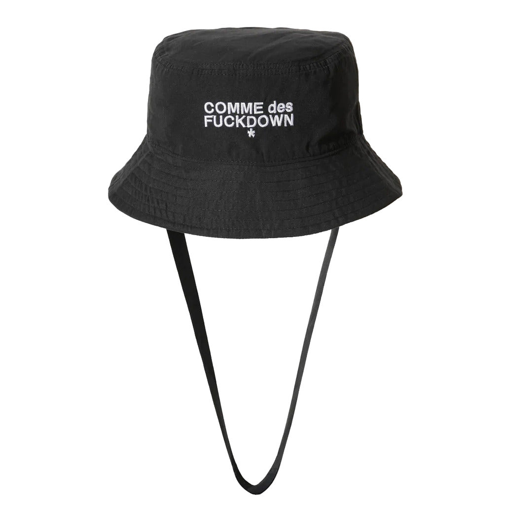 Comme Des Fuckdown Fisherman Hat In Nylon With Logo Stitched