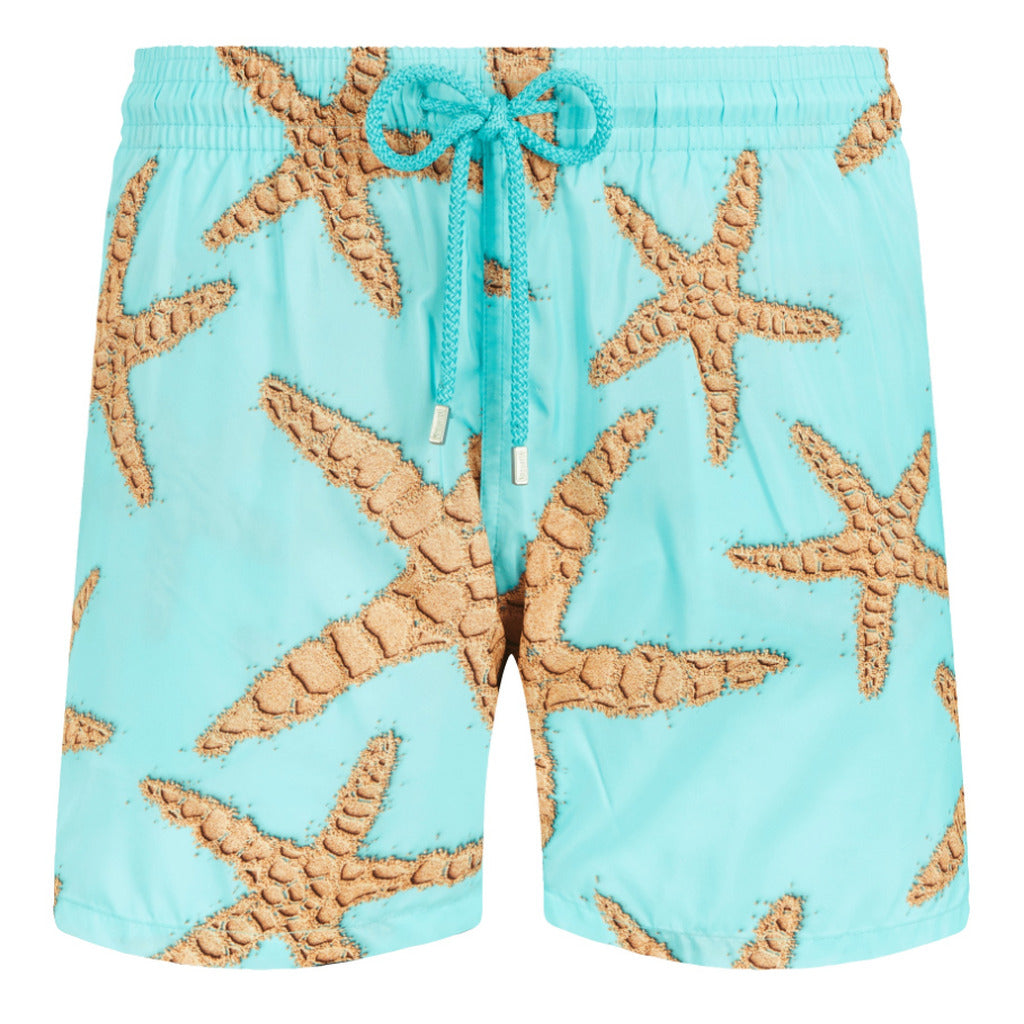 Vilebrequin Cotton Swim Shorts Sand Starlettes