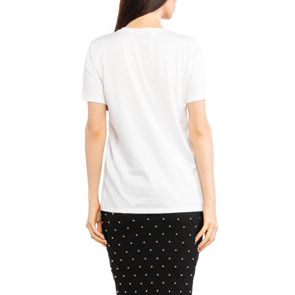 Balmain Cotton T-Shirt  Paris Teal White — view 2