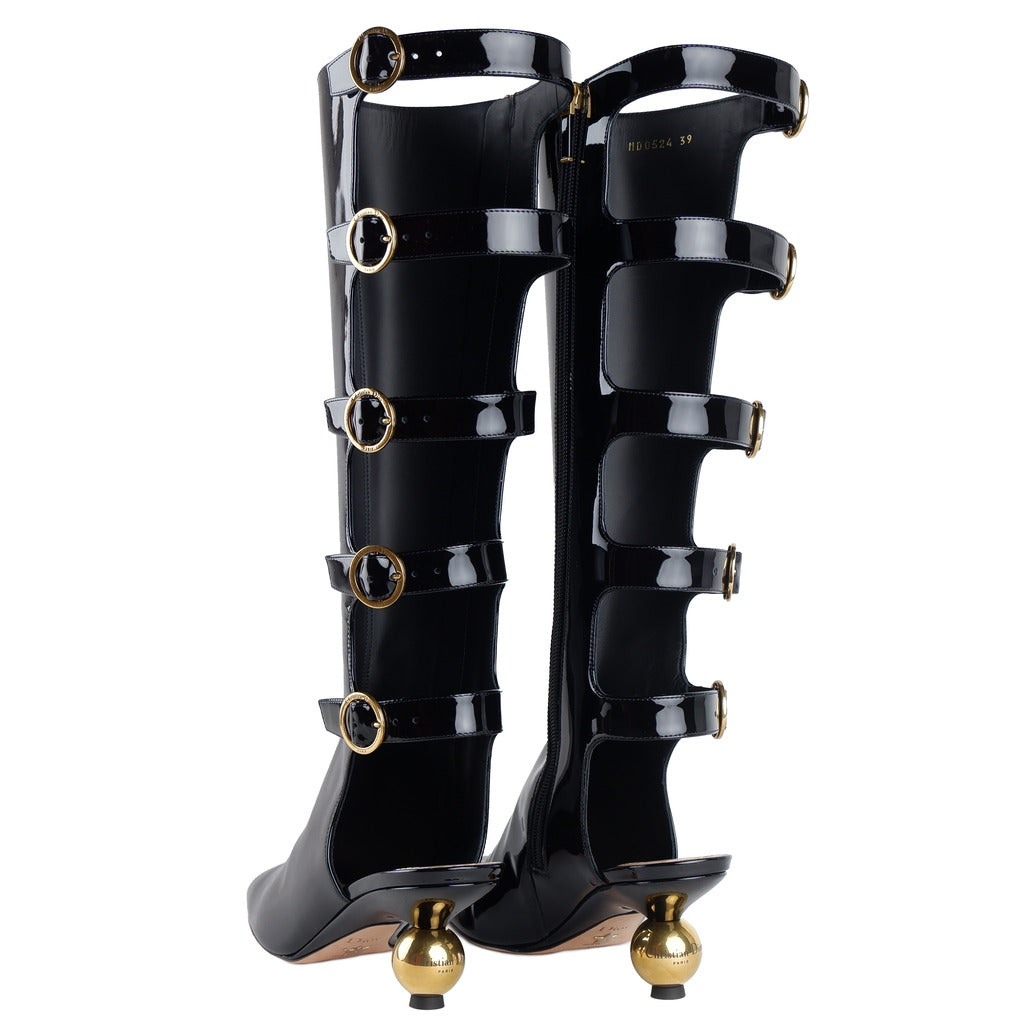 Dior Leather Boots Black — view 3