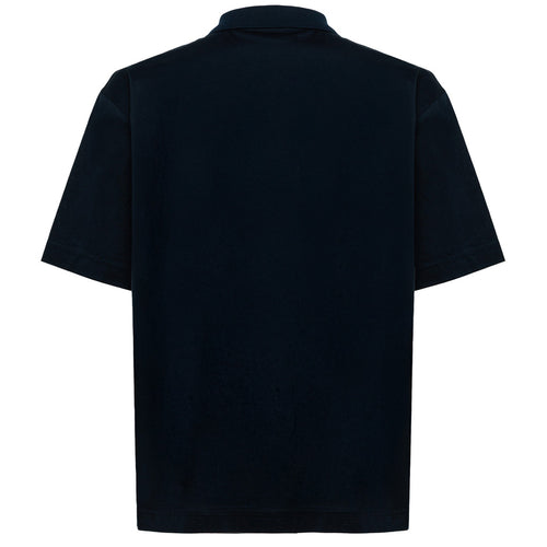 Alpha Studio Cotton Polo Blu Notte — view 2