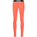 Off-White Nylon Active Leggings Coral Red Off-White