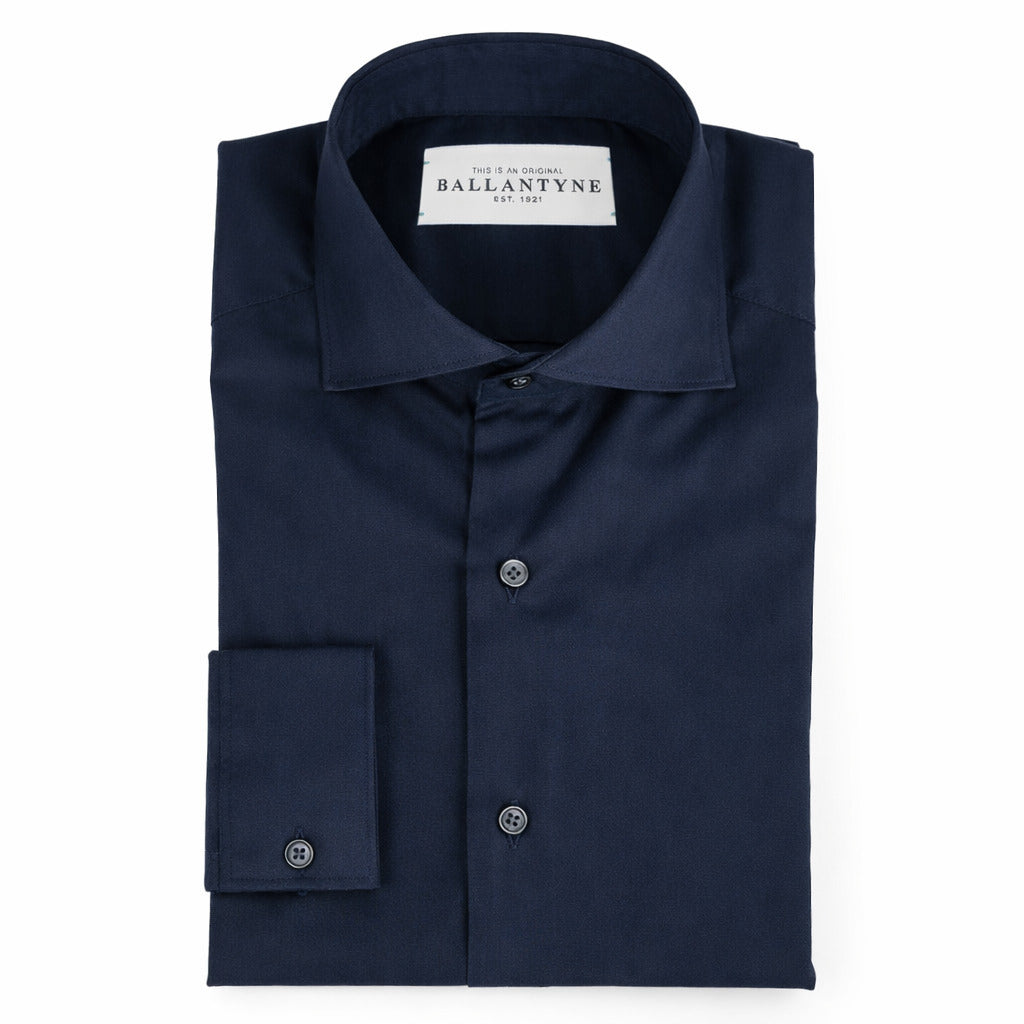 Ballantyne Cotton Shirt Blue — view 4