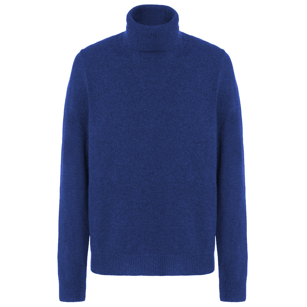 Malo Wool Dolcevita Misto Cashmere Zaffiro