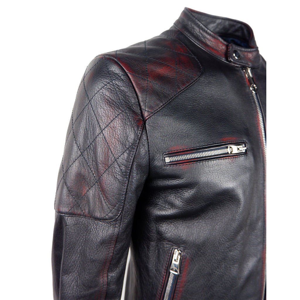 Dolce & Gabbana Leather Jacket Black — view 3
