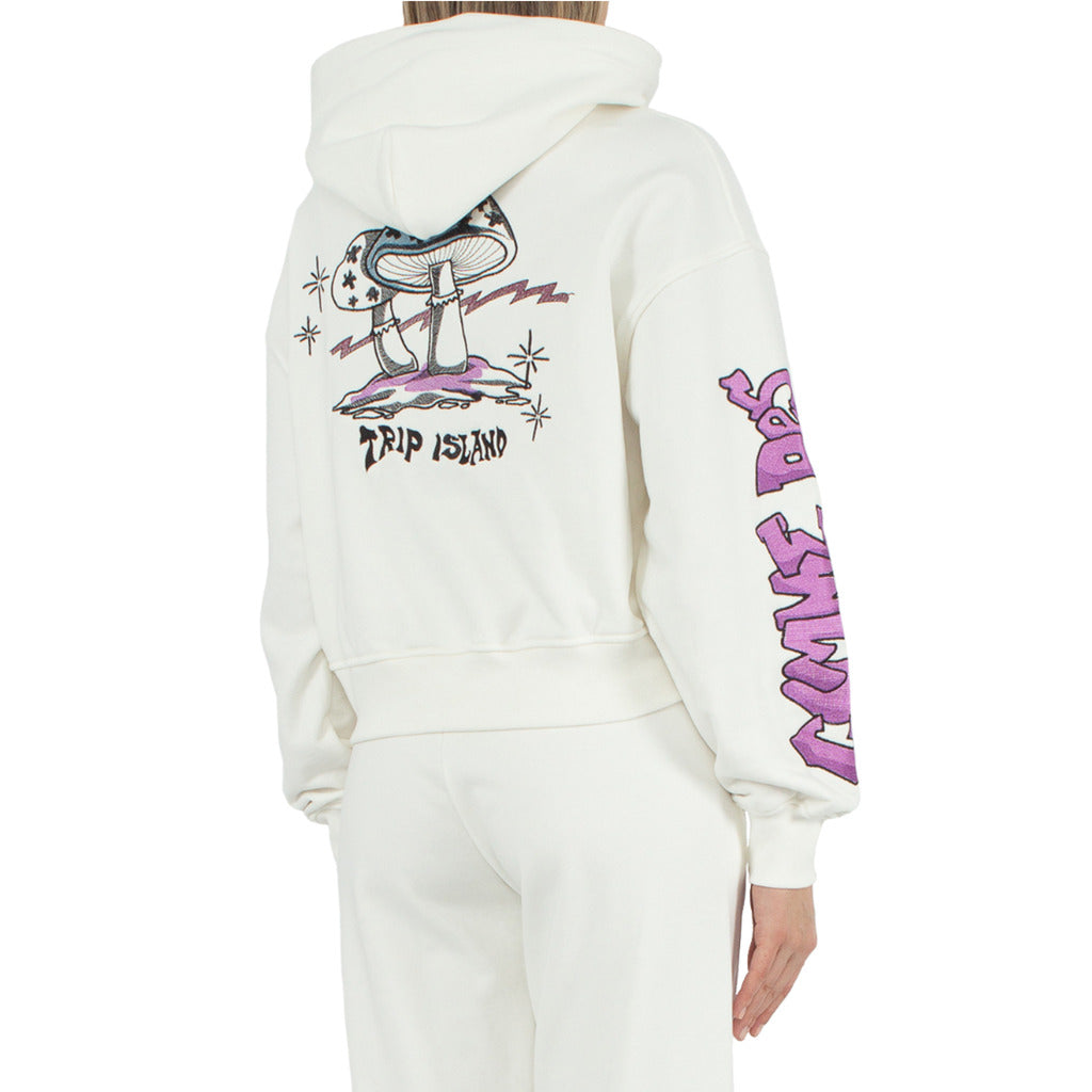 Comme Des Fuckdown Cotton Sweatshirt Hooded Ricamo — view 2