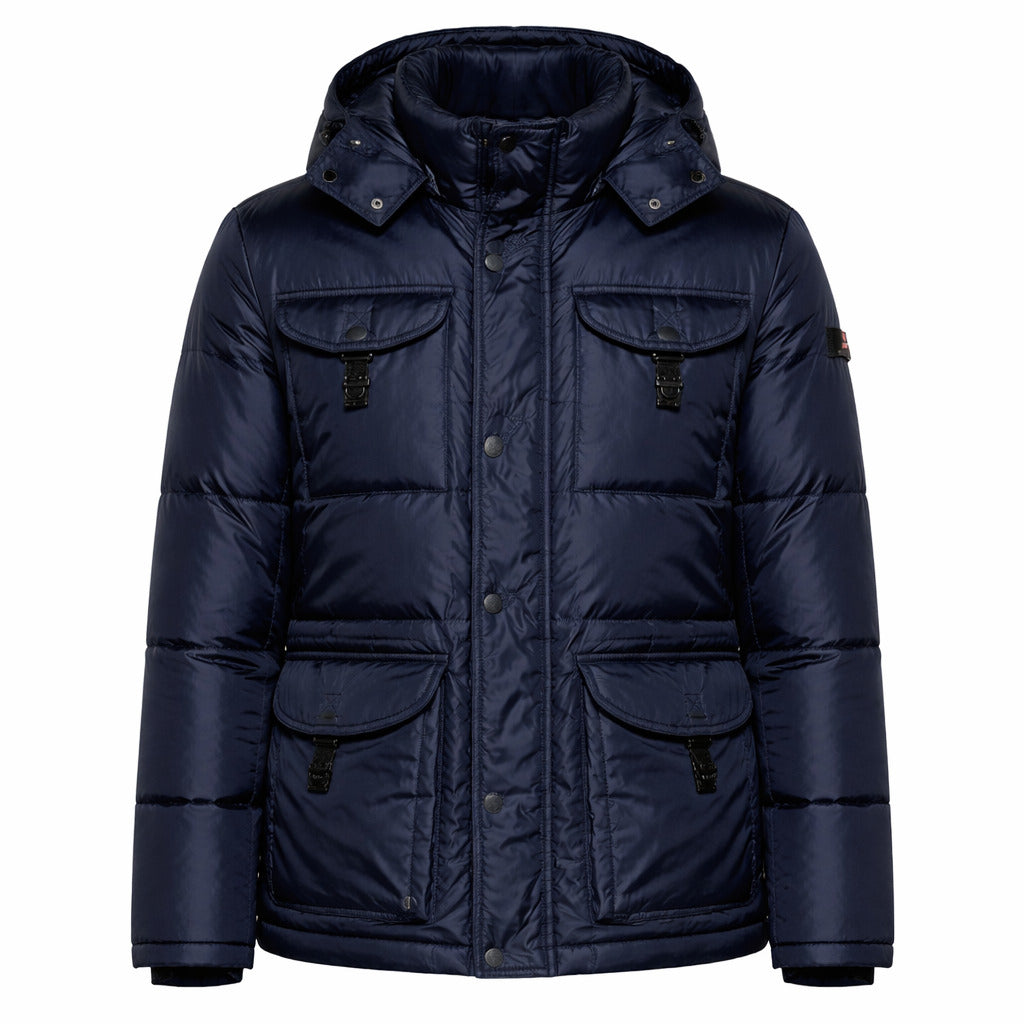 Peuterey fur Nylon Jacket Blue — view 2