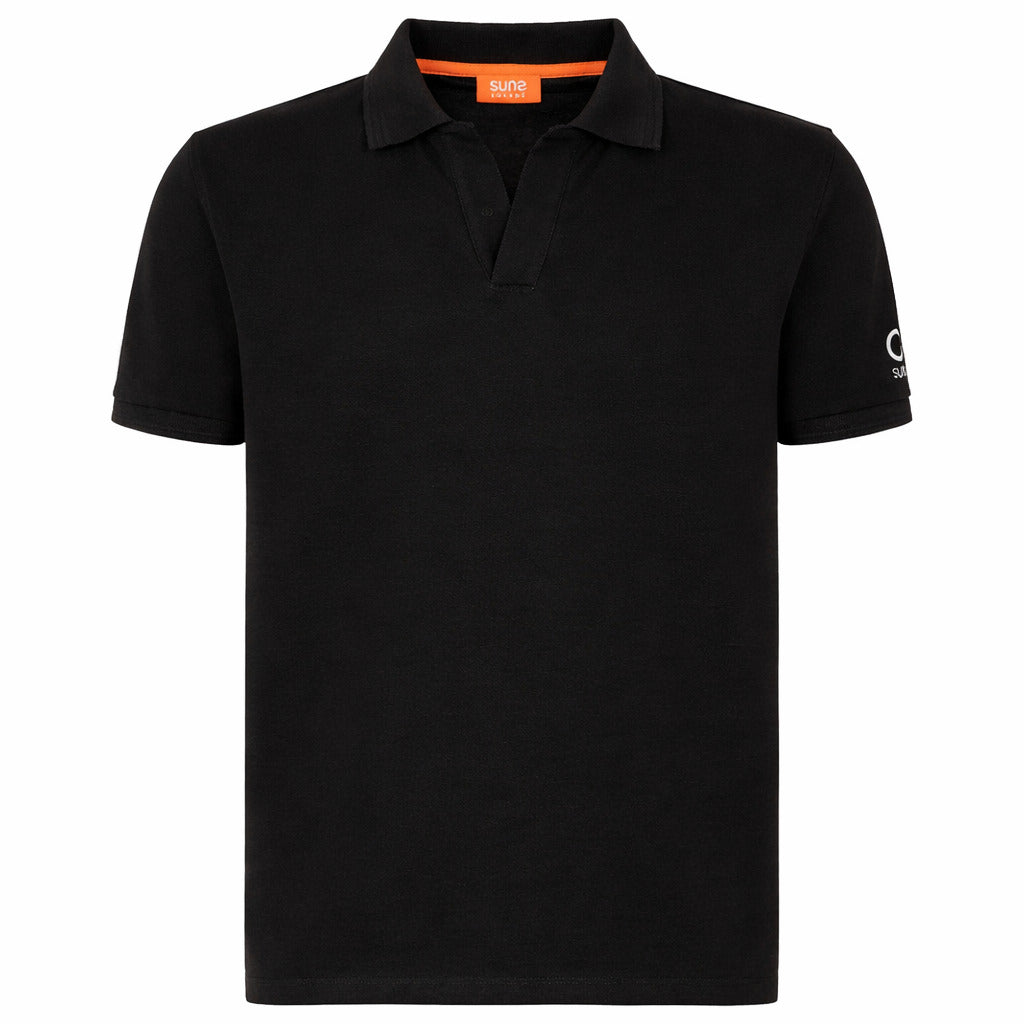 Suns Cotton Polo Shirt Black