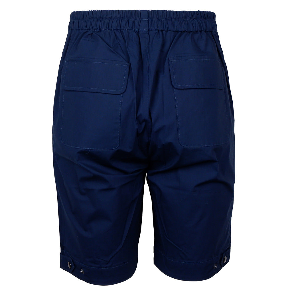 Alpha Studio , Bermuda Shorts Made In Italy, Olive — view 2