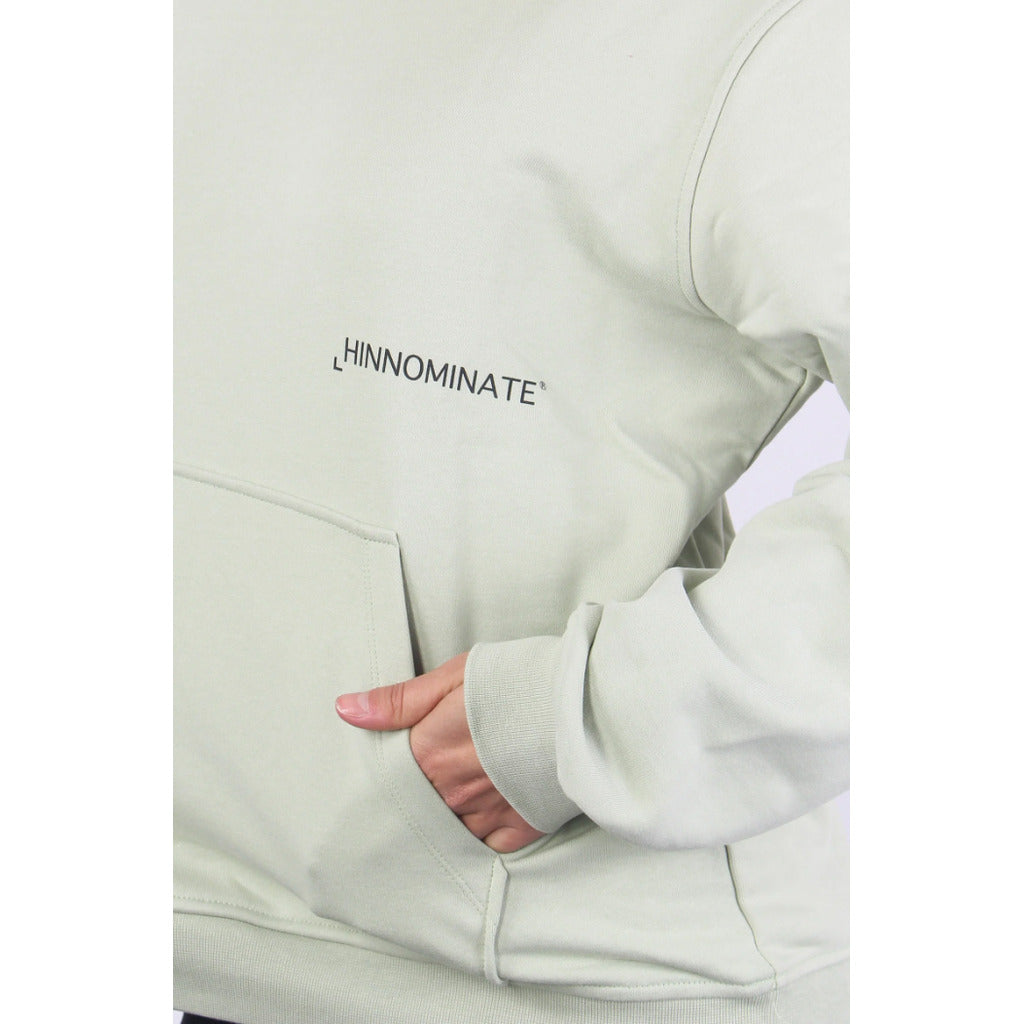 Hinnominate Cotton Sweatshirt Hooded Aloe — view 4