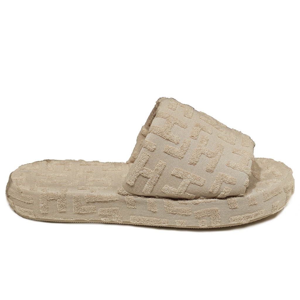 Hinnominate Cotton Ciabatta Flat In Spugna — view 2