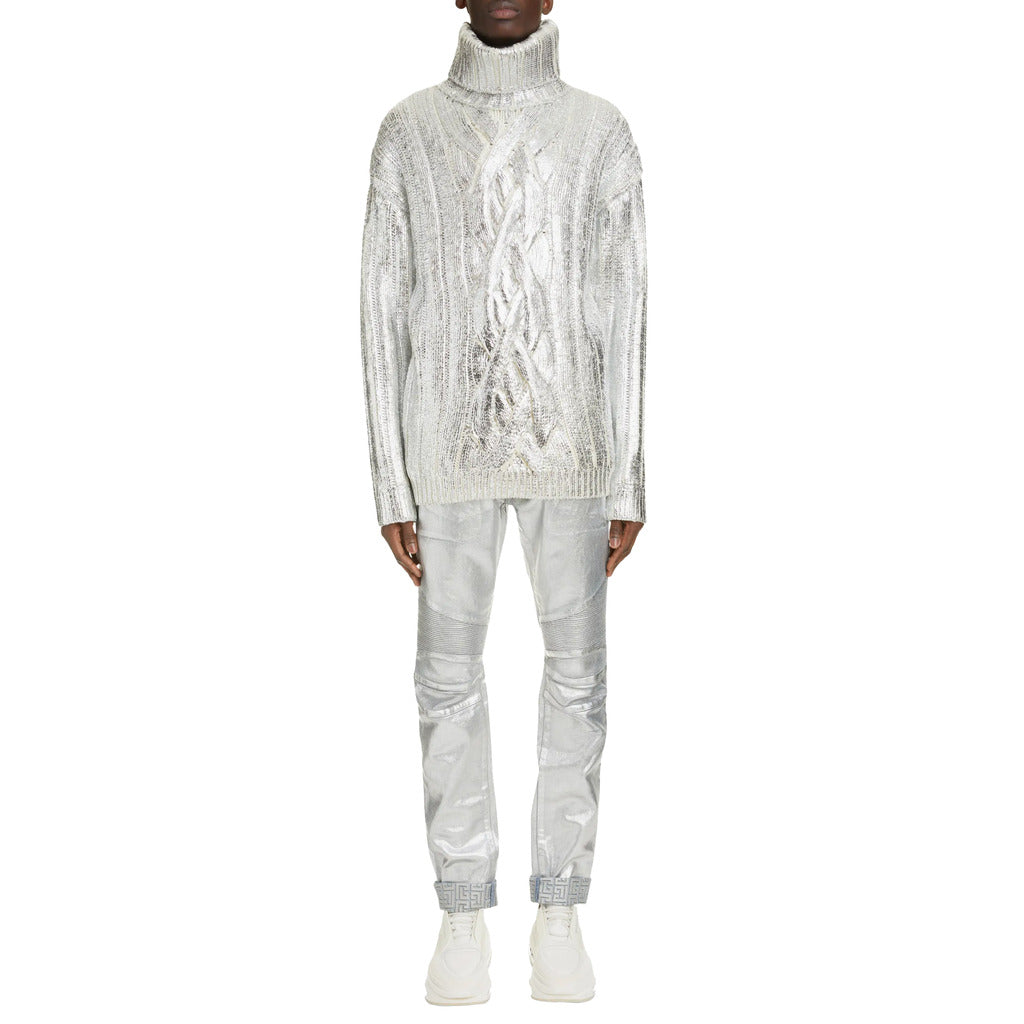 balmain - Sweaters - wh0kh005-k048-silver