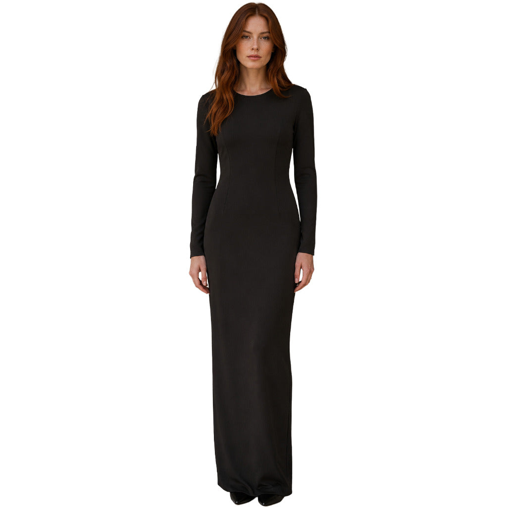 Dolce & Gabbana Dress Tubino Lungo Black
