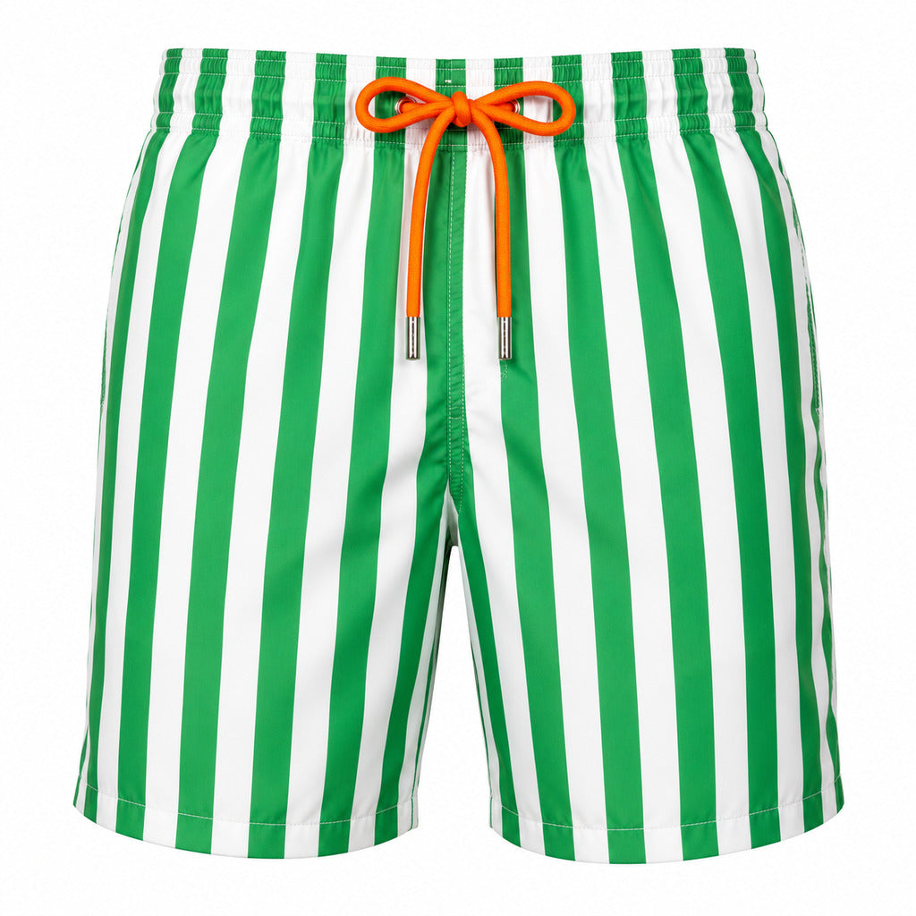 Mc2 Saint Barth Polyester Lighting Stripes Pl Lig57 Green