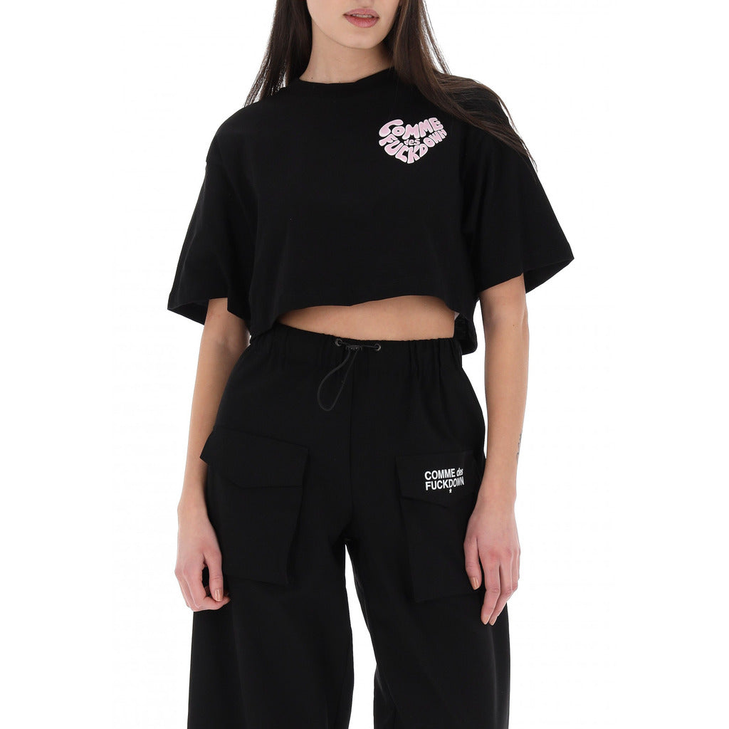 Comme Des Fuckdown T-Shirt Con Stampa — view 3