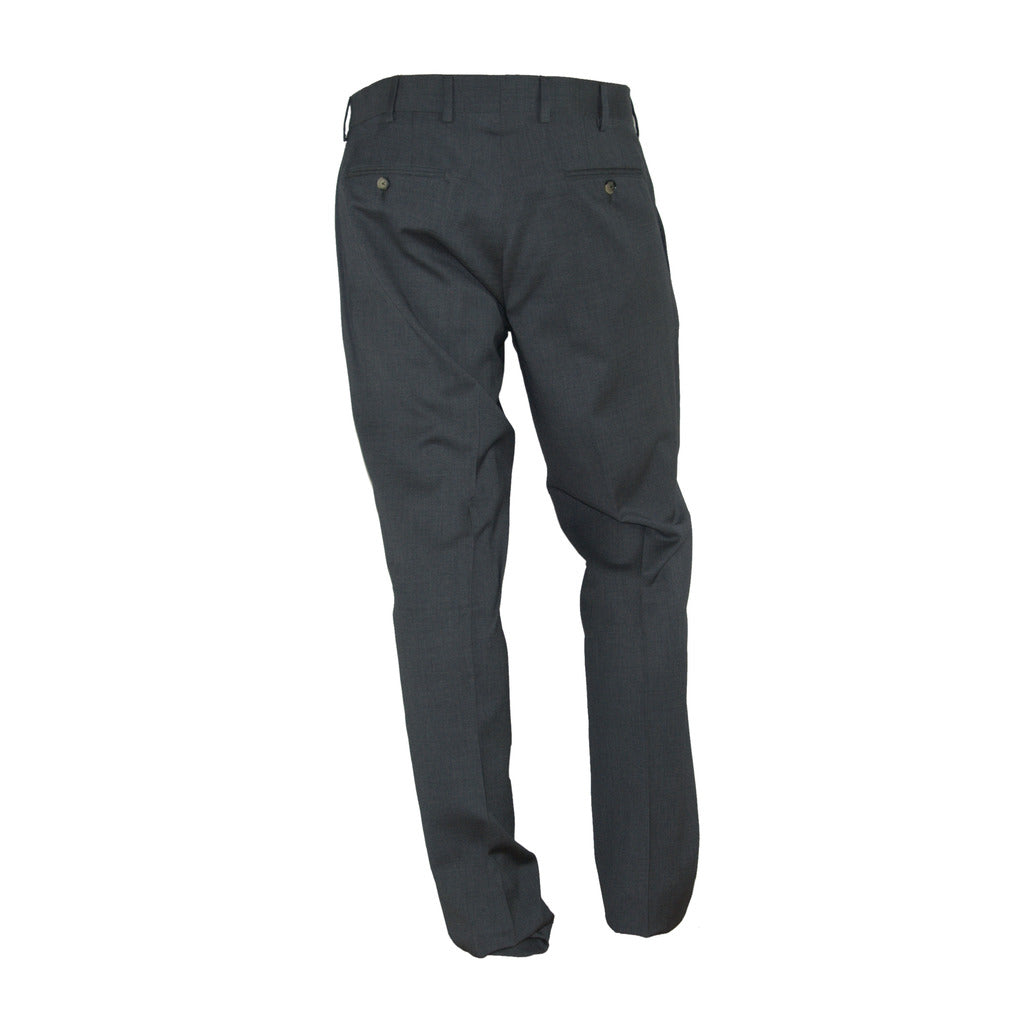 100% Milano Polyester Viscose Trousers Grey — view 2