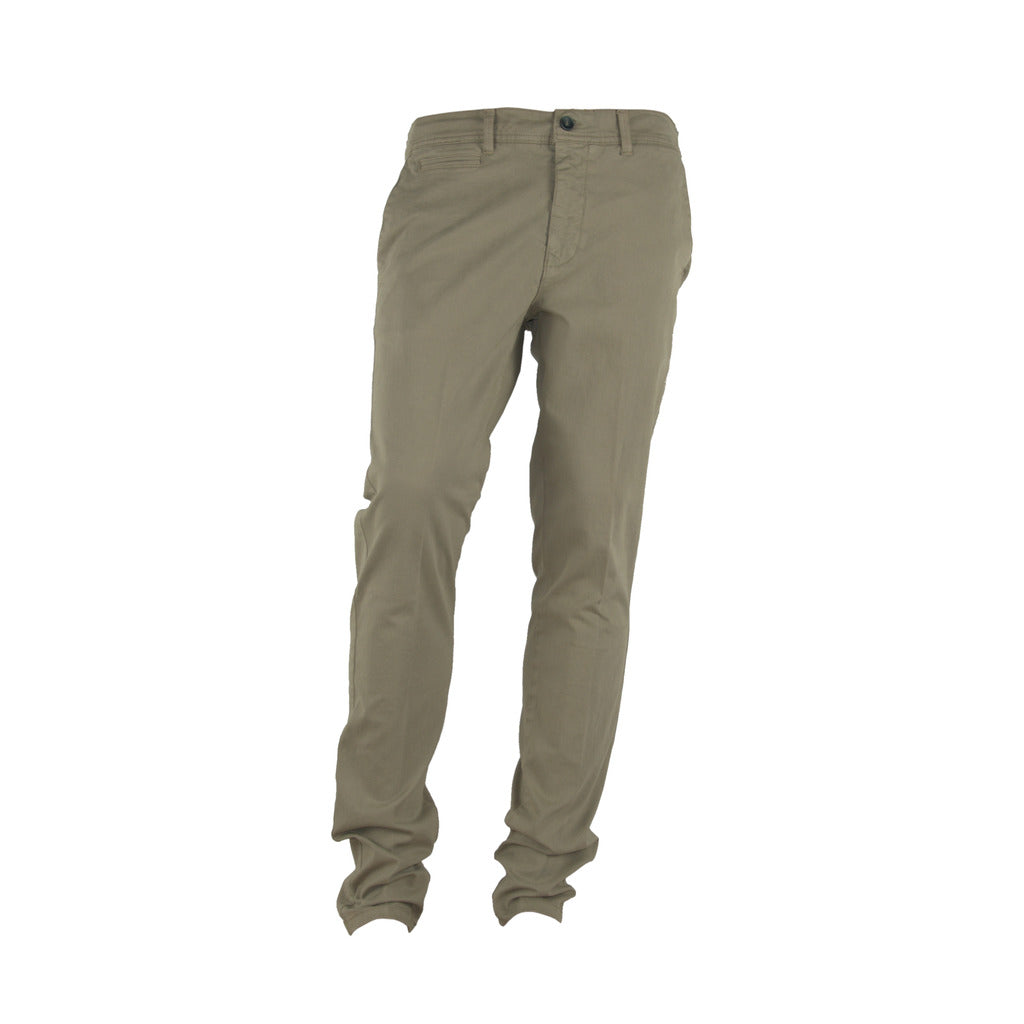 100% Milano Cotton Trousers Beige