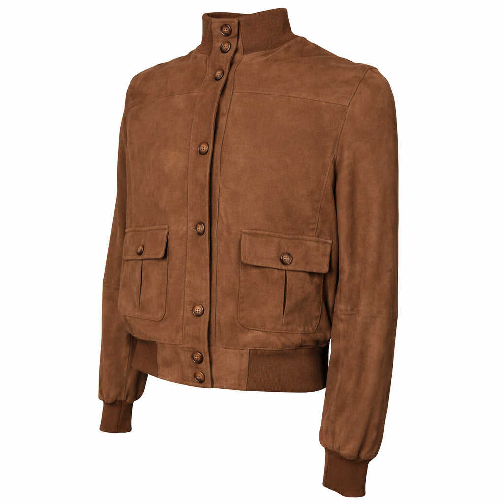 Emilio Romanelli Leather Jacket Hazelnut Camel — view 3