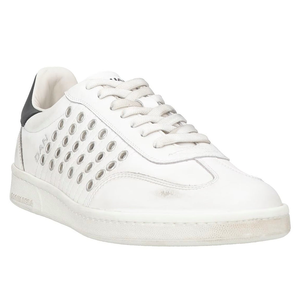 Dsquared2 Calfskin Underwear Sneaker White — view 3