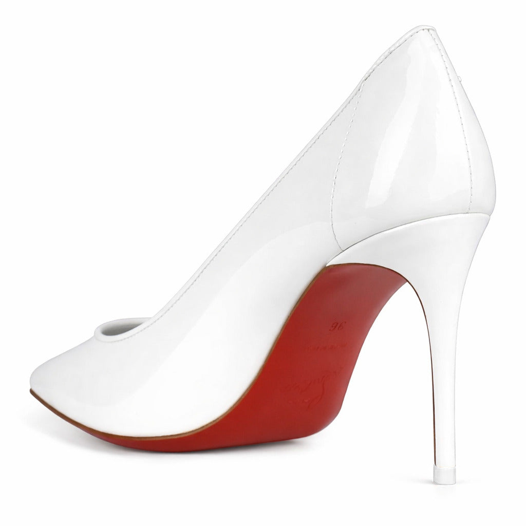 Christian Louboutin Leather Heels White — view 3