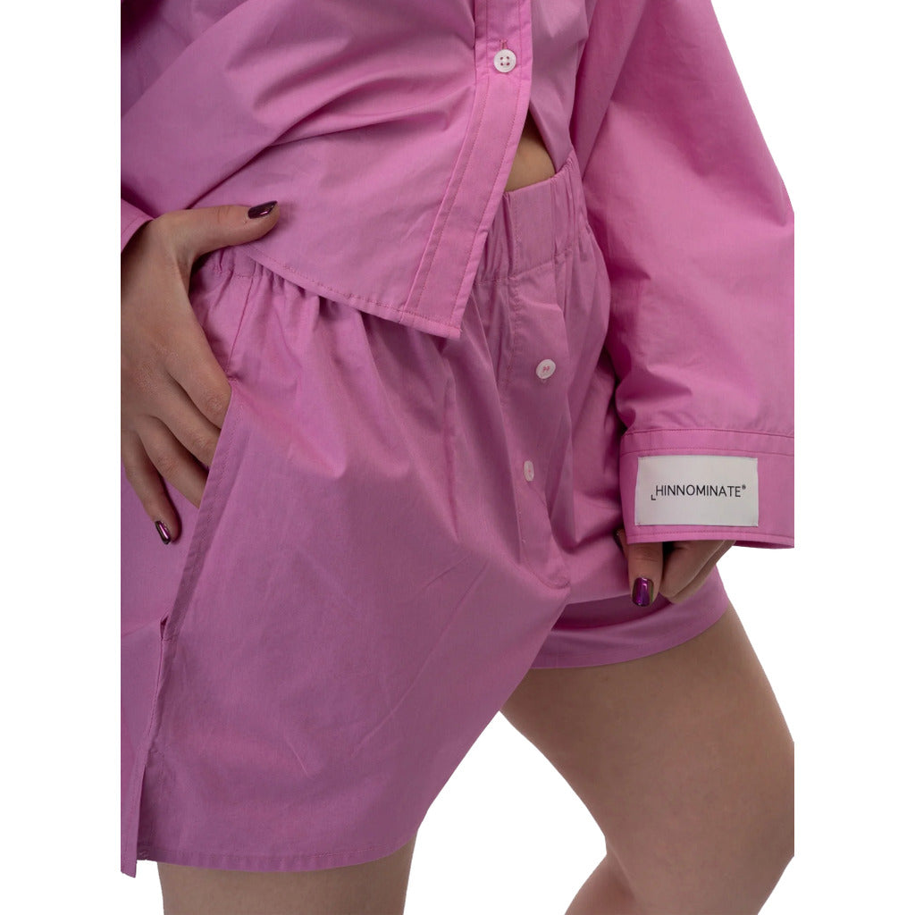 Hinnominate Cotton Bermuda Cotone Rosa — view 3