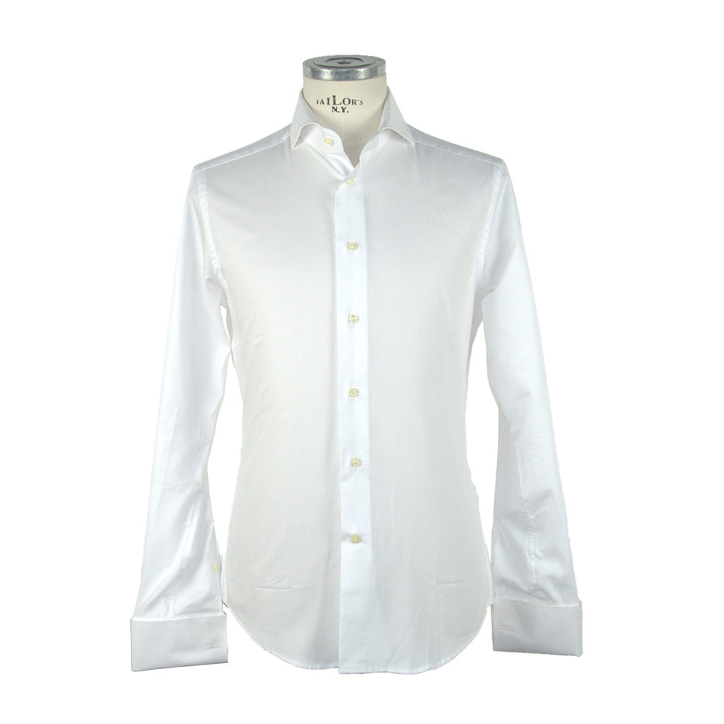 100% Milano Cotton Shirt White