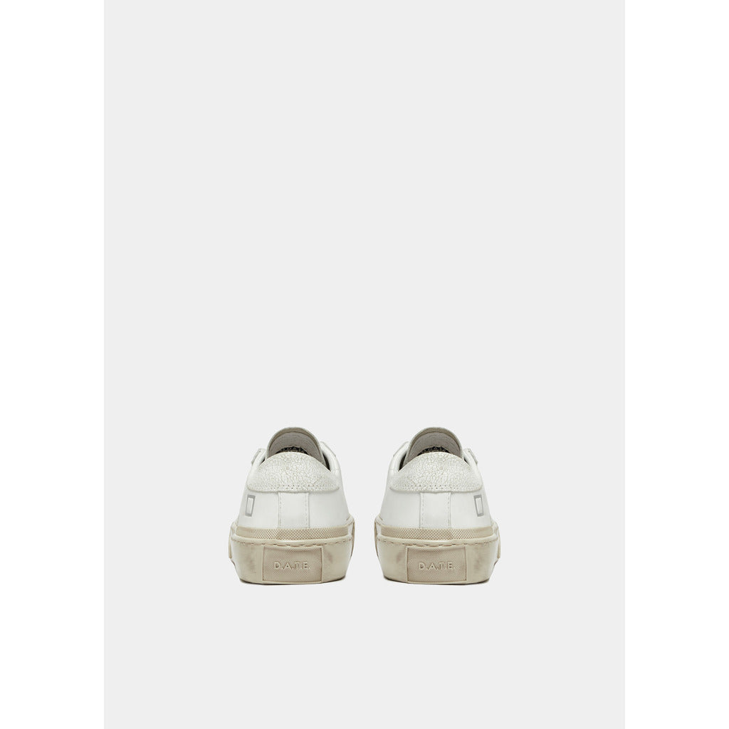 D.A.T.E. Leather Hill Low Used White — view 3