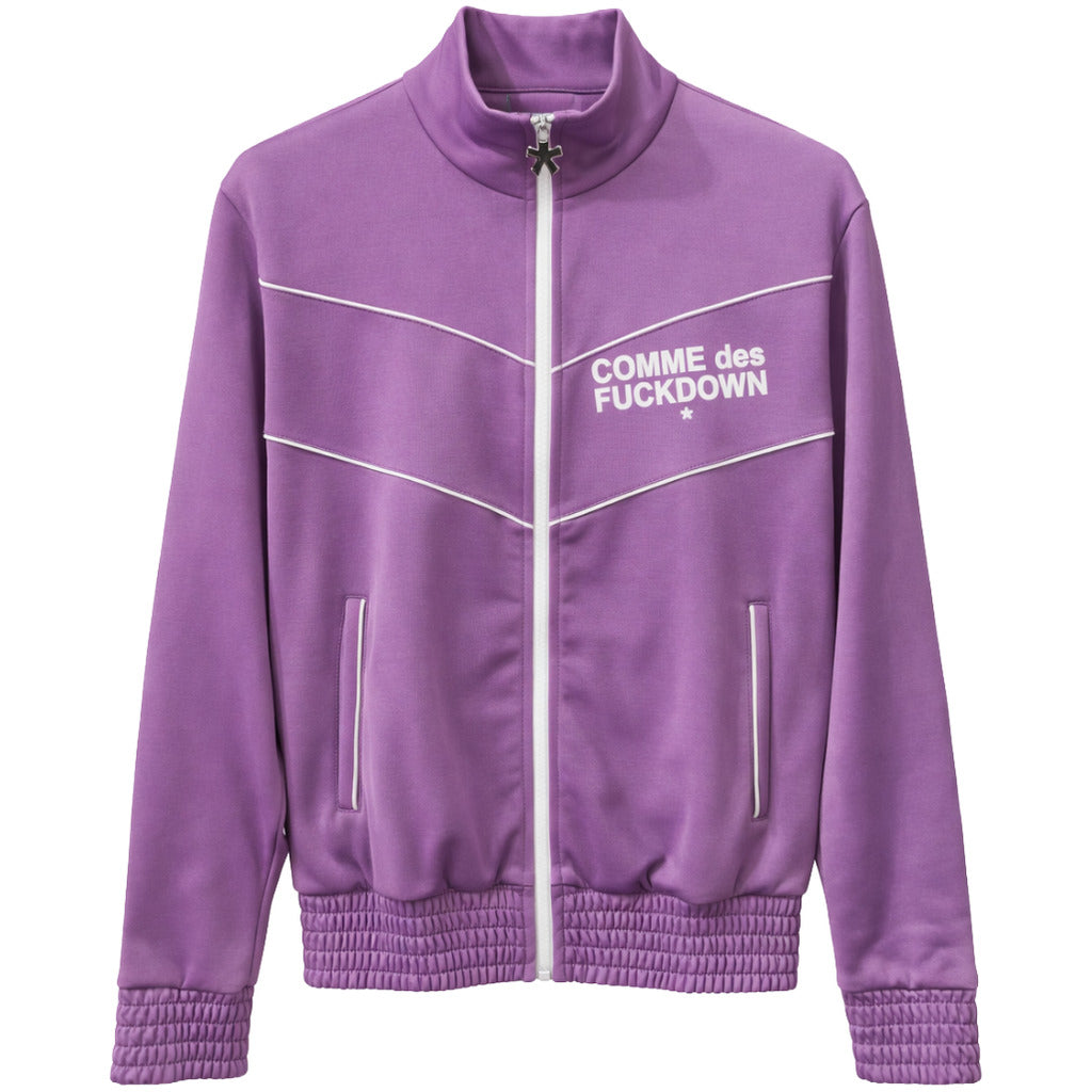 Comme Des Fuckdown Sweatshirt Purple White