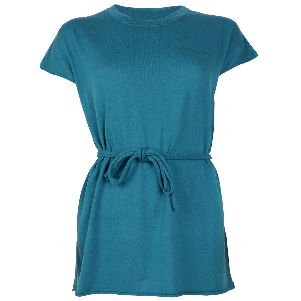 Alpha Studio Cotton Dress Kimono Green
