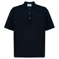Alpha Studio Cotton Polo Blu Notte