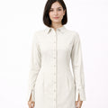 Patrizia Pepe Dress Pinstripe Grey Gray