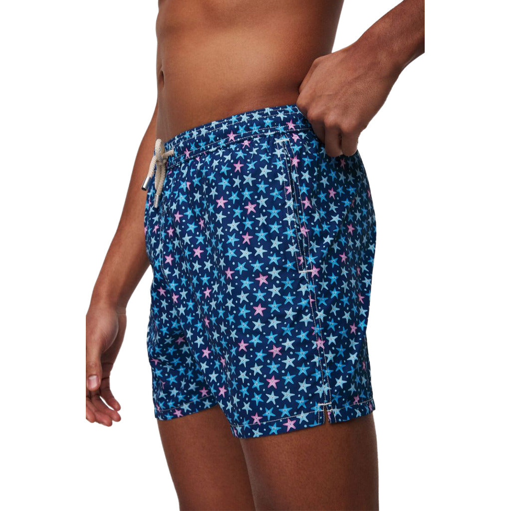 Mc2 Saint Barth Polyester Swim Shorts Blue — view 3