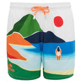 Mc2 Saint Barth Polyester Swim Shorts Multicolour Multicolor